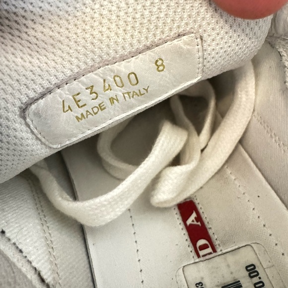 Prada America's Cup "WHITE/YELLOW" Size 8 Prada 9 Us - Picture 6 of 7